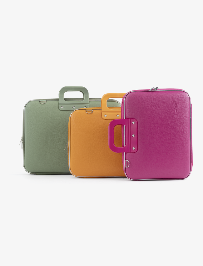 Borse porta PC Bombata: design curvo e colori vivaci - Bombata laptop bags: curved design and vibrant colors