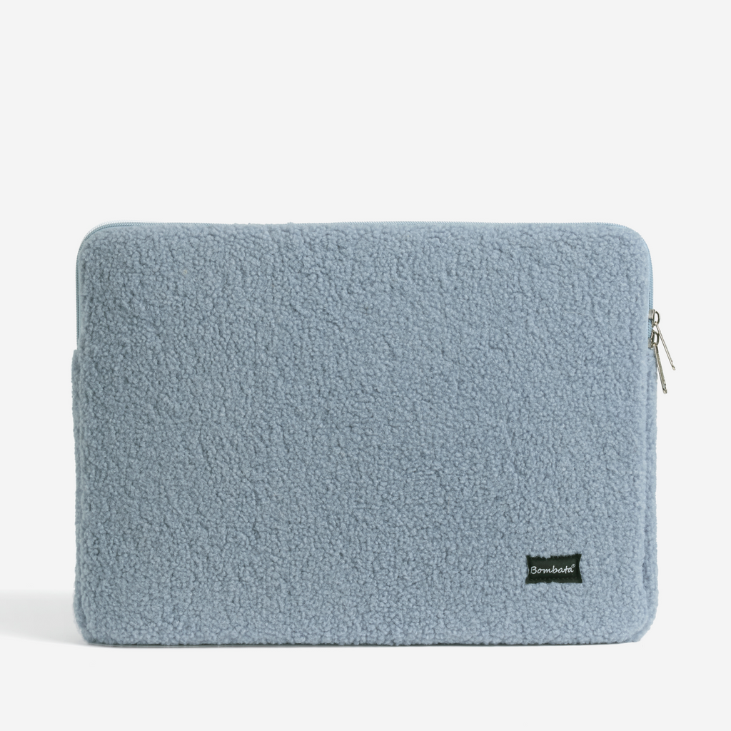 Bombata Teddy Sleeve vista custodia per computer blu