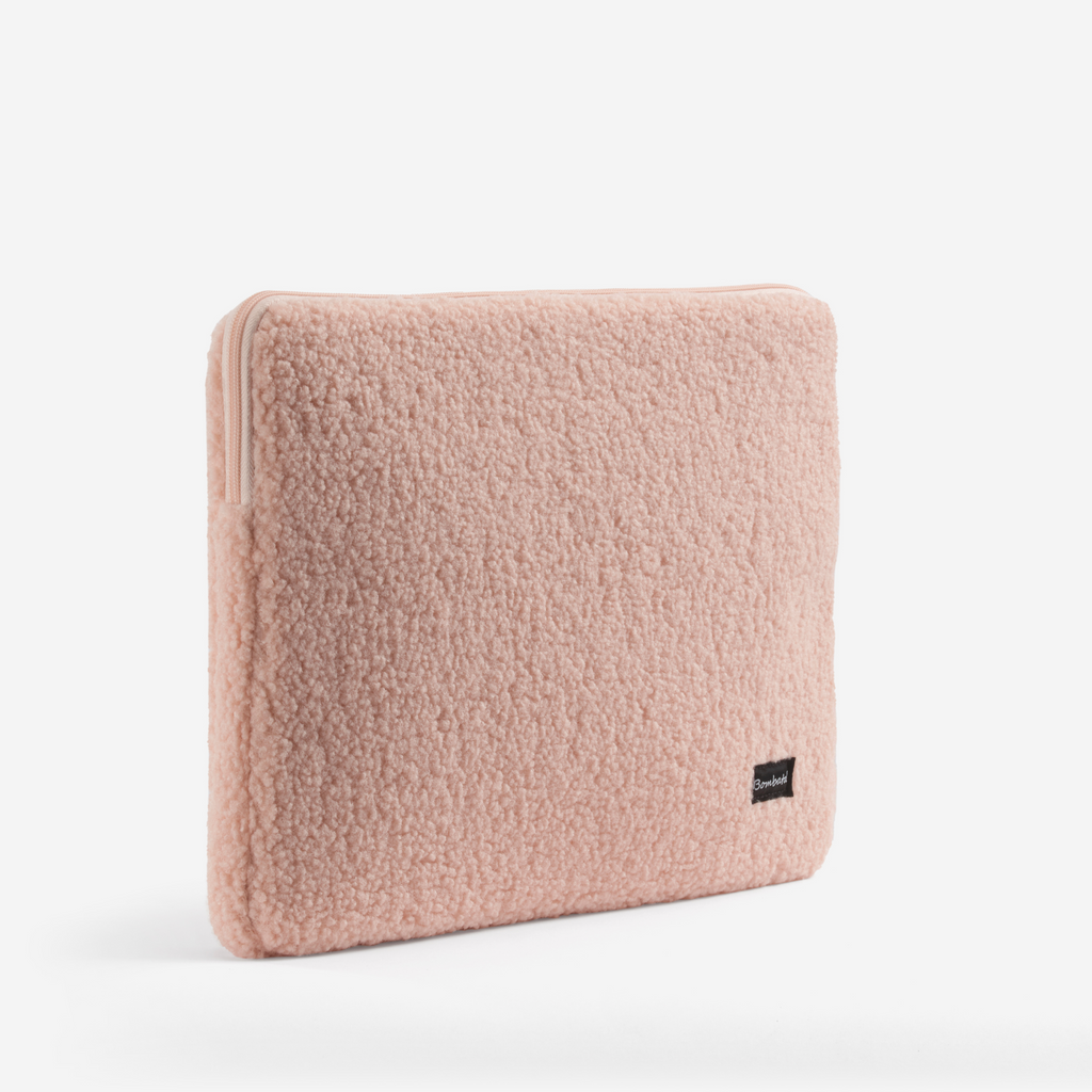 Bombata Teddy Sleeve vista custodia per computer rosa