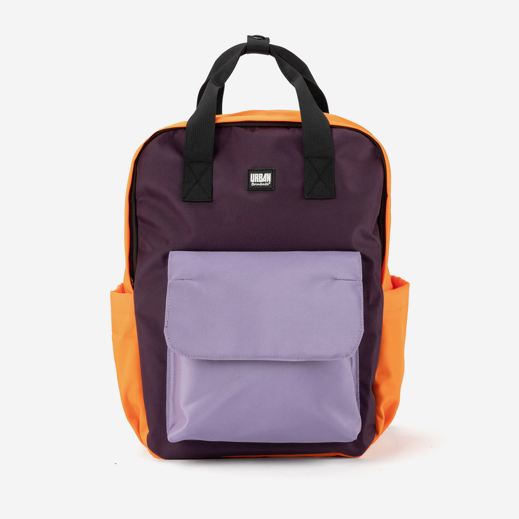 Urban Backpack Rio Arancione-Viola prugna-Viola/Orange-Purple plum-Purple/Orange-Pflaumenlila-Lila/Orange-Prune violet-Violet/