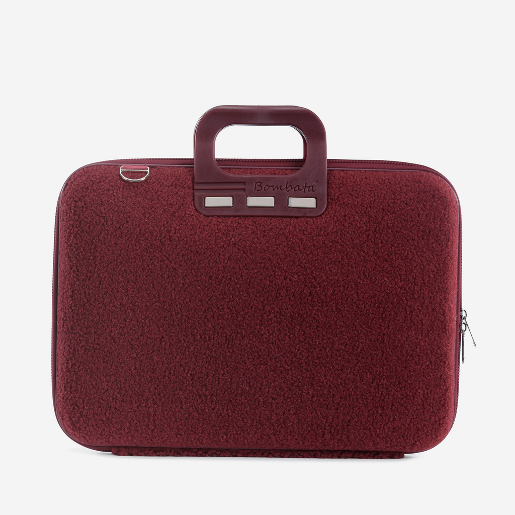 Bombata Teddy Rosso Borgogna/Burgundy red/Burgunderrot/Rouge bordeaux/first/