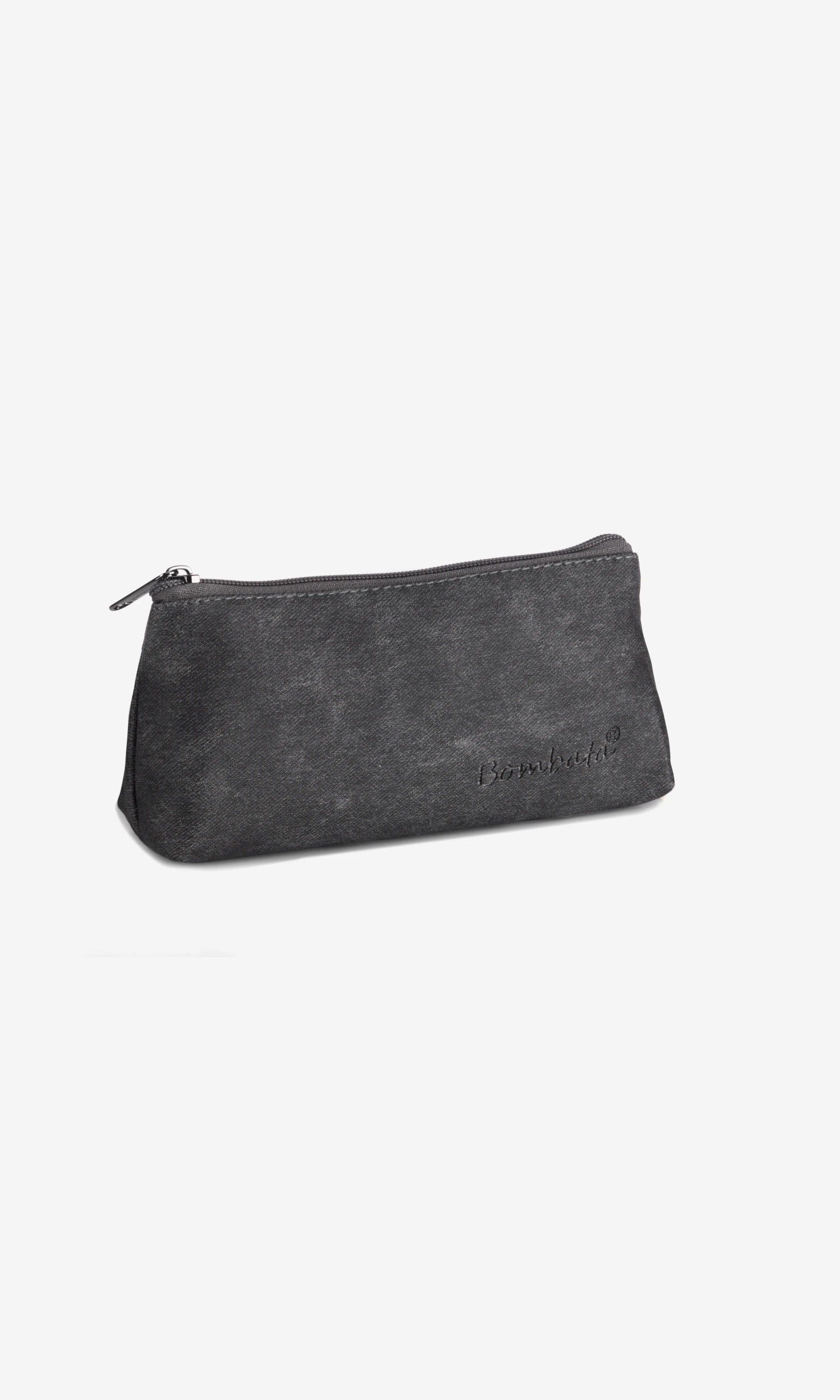 Astuccio Triangolare Denim, Colore Nero - Color Black