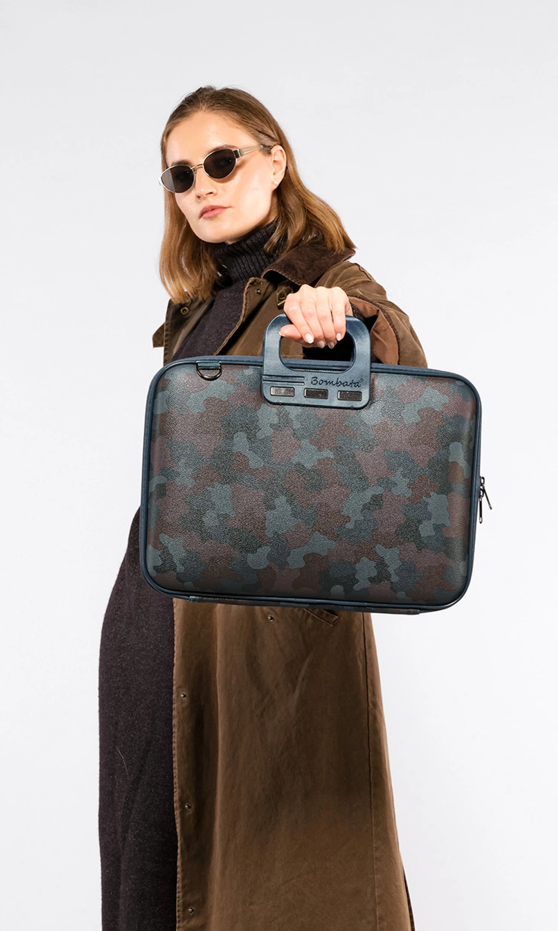 Bombata Camo, Taglia 15"-16" Colore Blu petrolio - Size 15"-16" Color Petrol blue