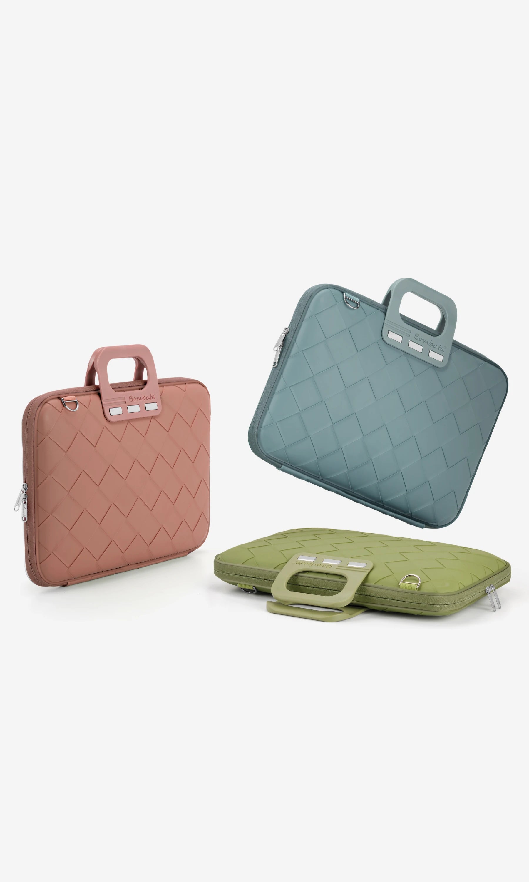 Bombata Intrecciato, Taglia 13"-14" Colore Polvere - Size 13"-14" Color Dusty blue