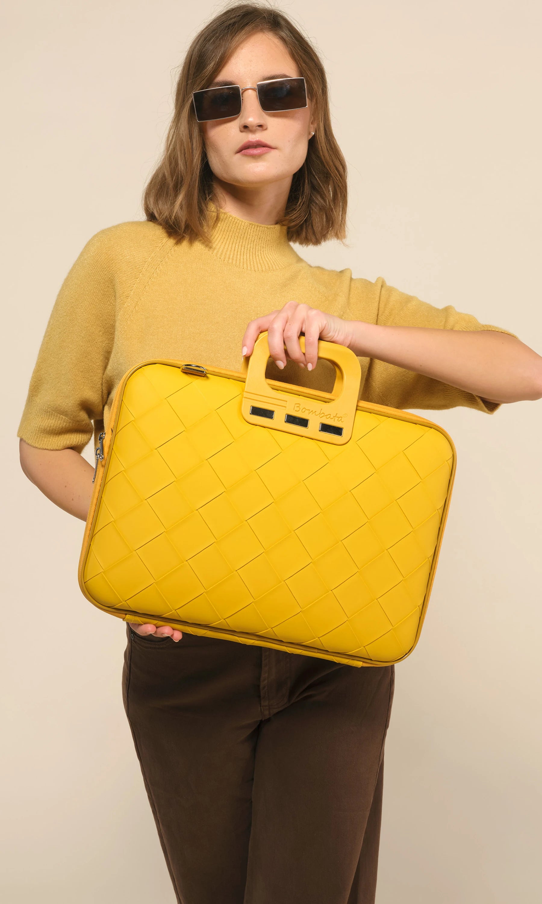 Bombata Intrecciato, Taglia 13"-14" Colore Rosa - Size 13"-14" Color Pink