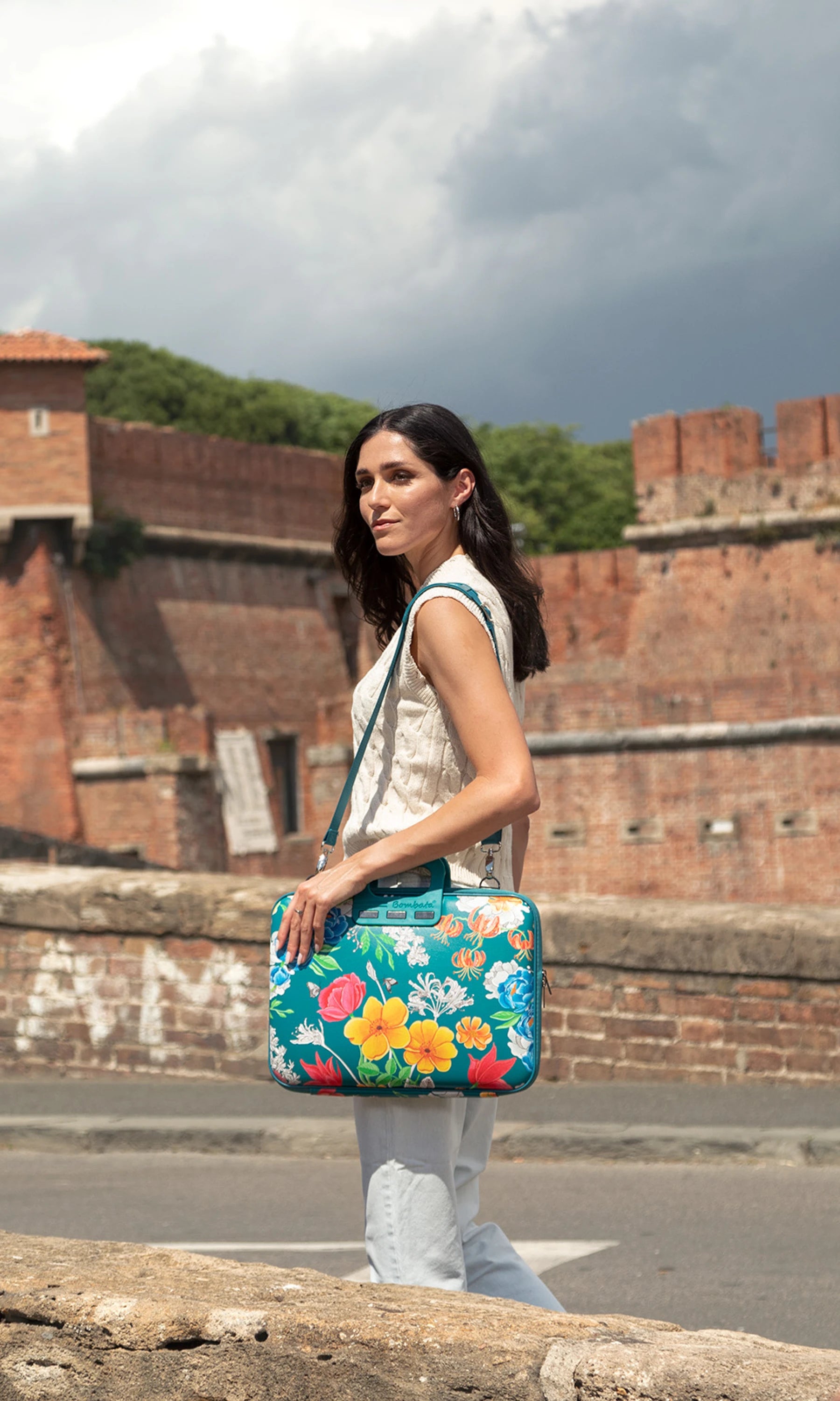 Bombata Peonia, Taglia 13"-14" Colore Viola prugna - Size 13"-14" Color Plum