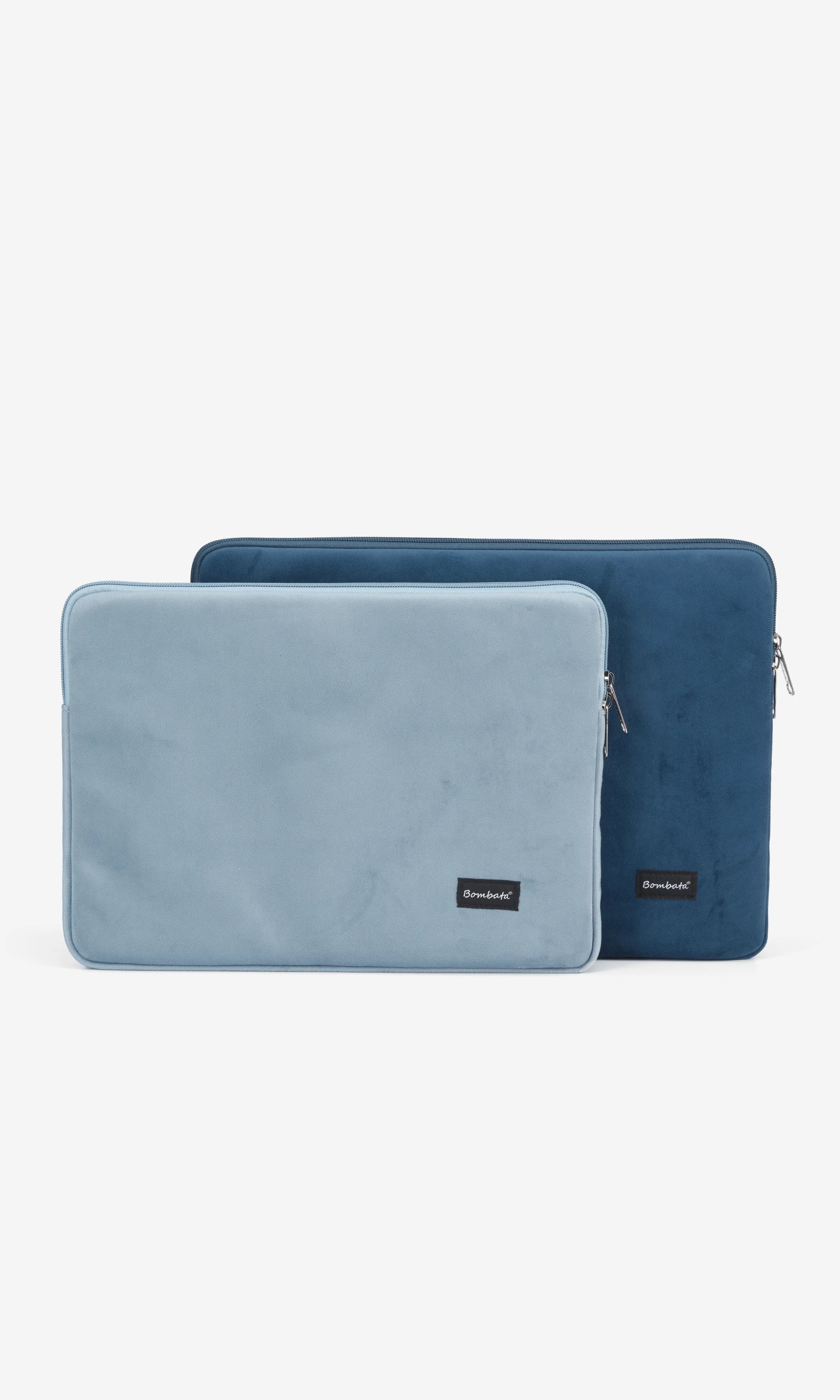 Bombata Sleeve Velvet, Taglia 13"-14" Colore Polvere - Size 13"-14" Color Dusty blue