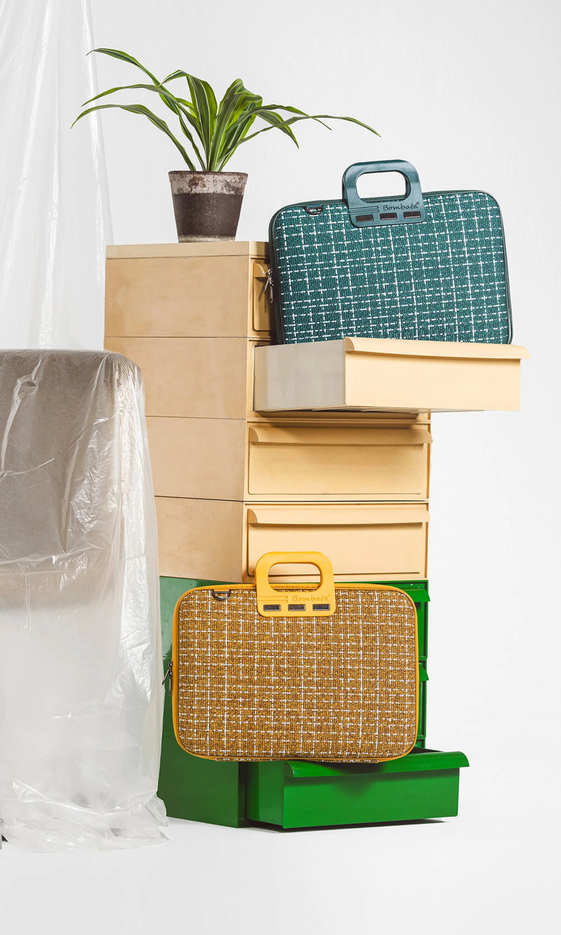 Bombata Tweed, Taglia 15"-16" Colore Verde - Size 15"-16" Color Green