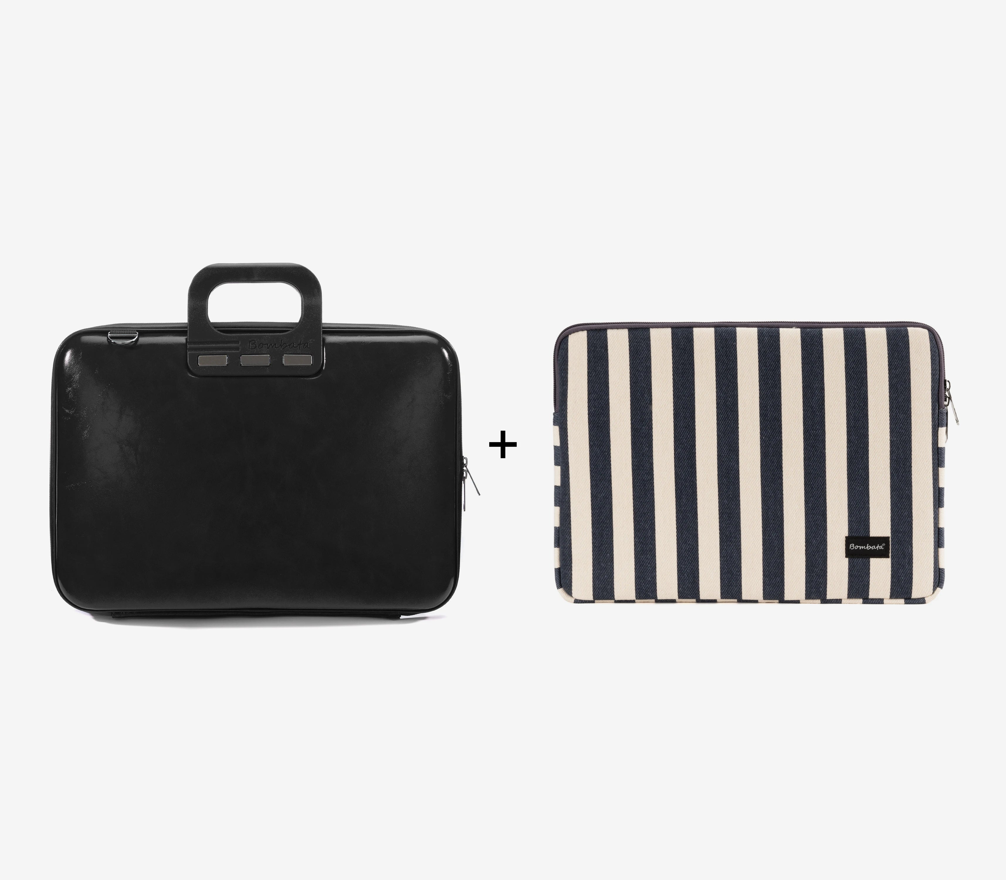 Borsa All Black + Sleeve Versilia