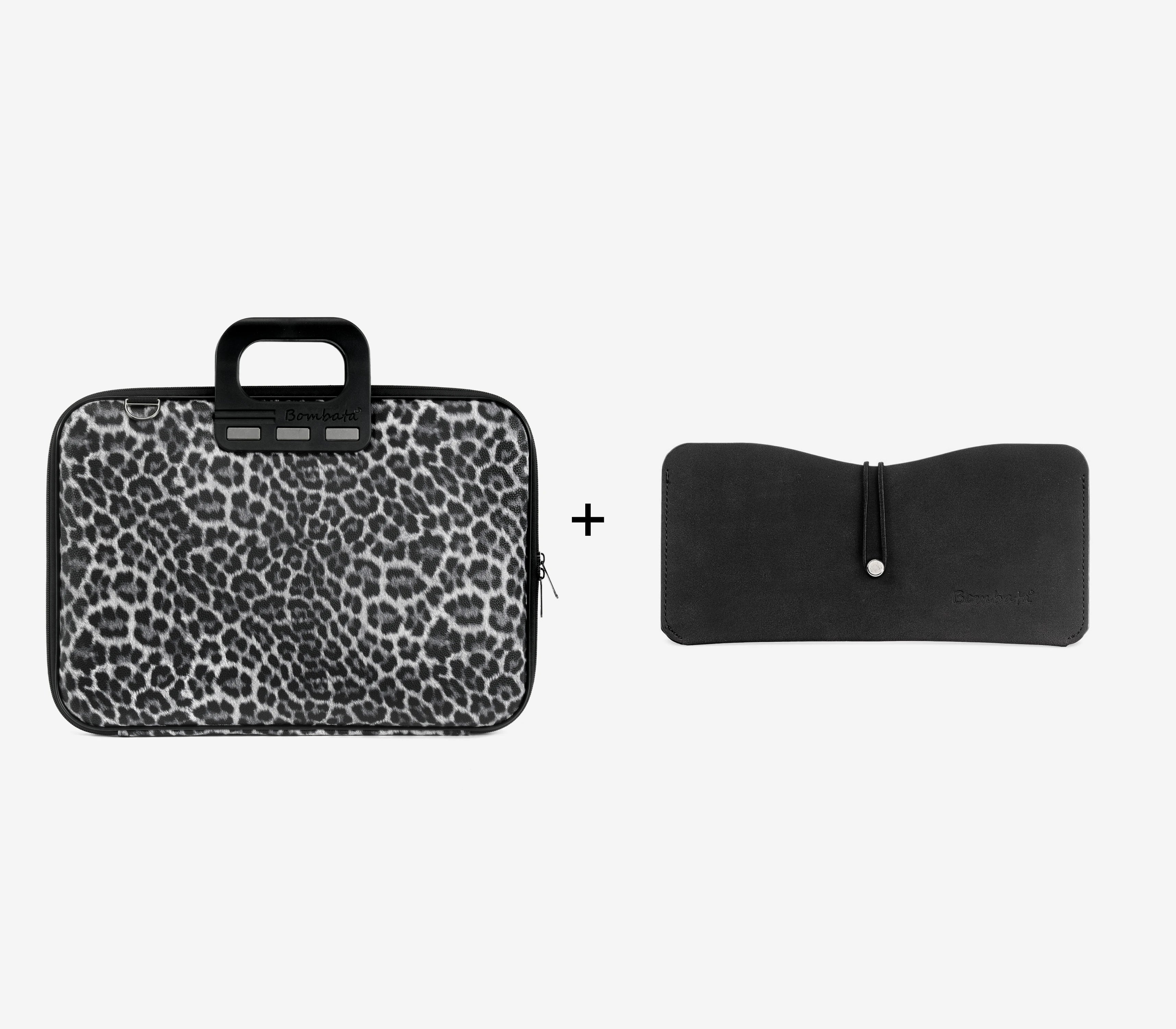 Borsa Snow Leopard + Porta occhiali