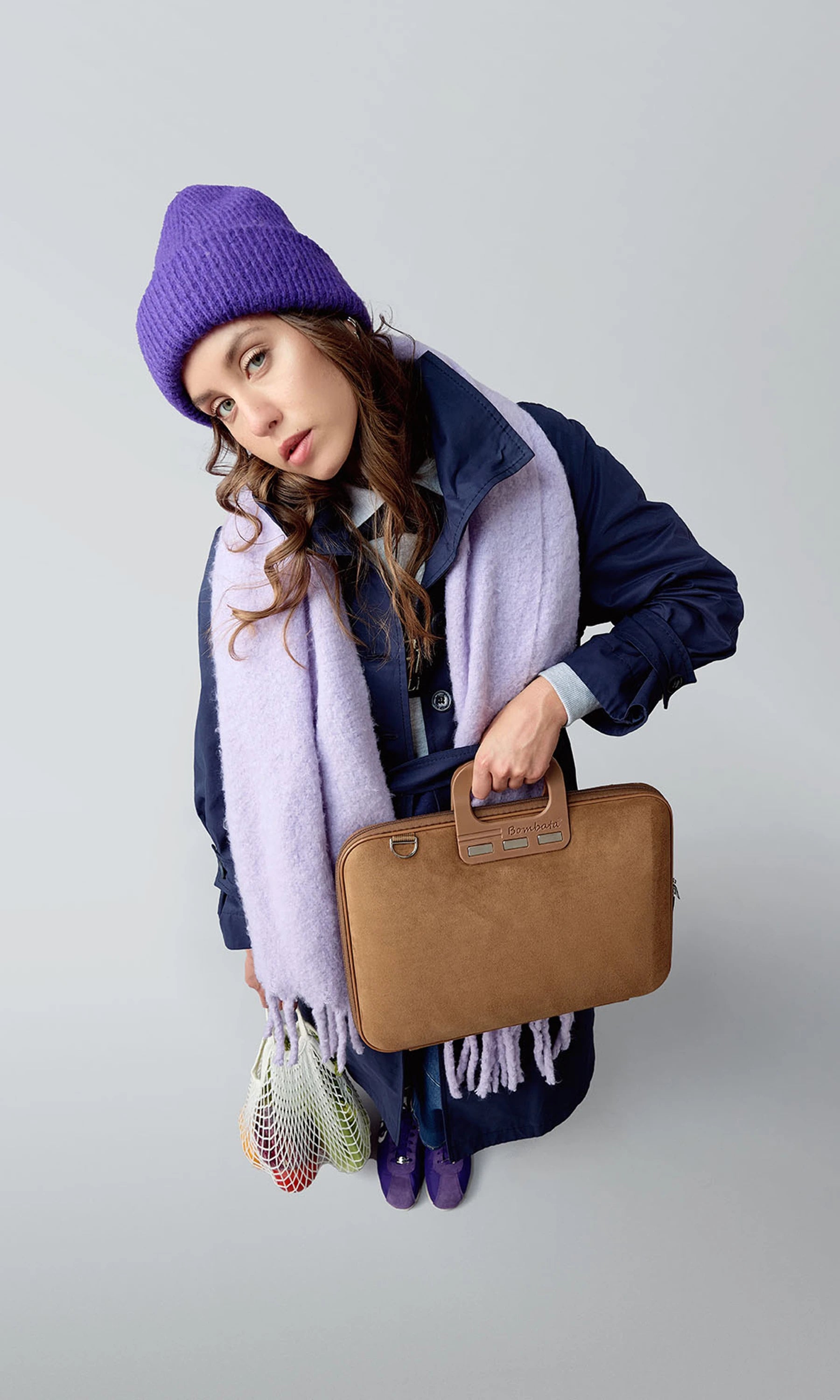 Bombata Camoscio, Taglia 15"-16" Colore Rosso borgogna - Size 15"-16" Color Burgundy