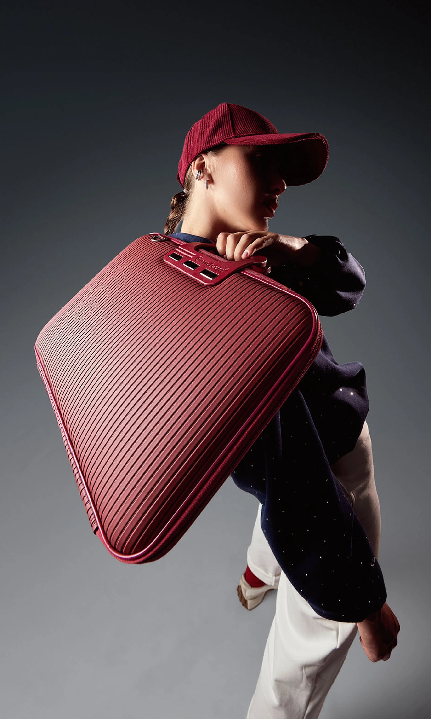 Bombata Riga, Taglia 13"-14" Colore Rosso borgogna - Size 13"-14" Color Burgundy