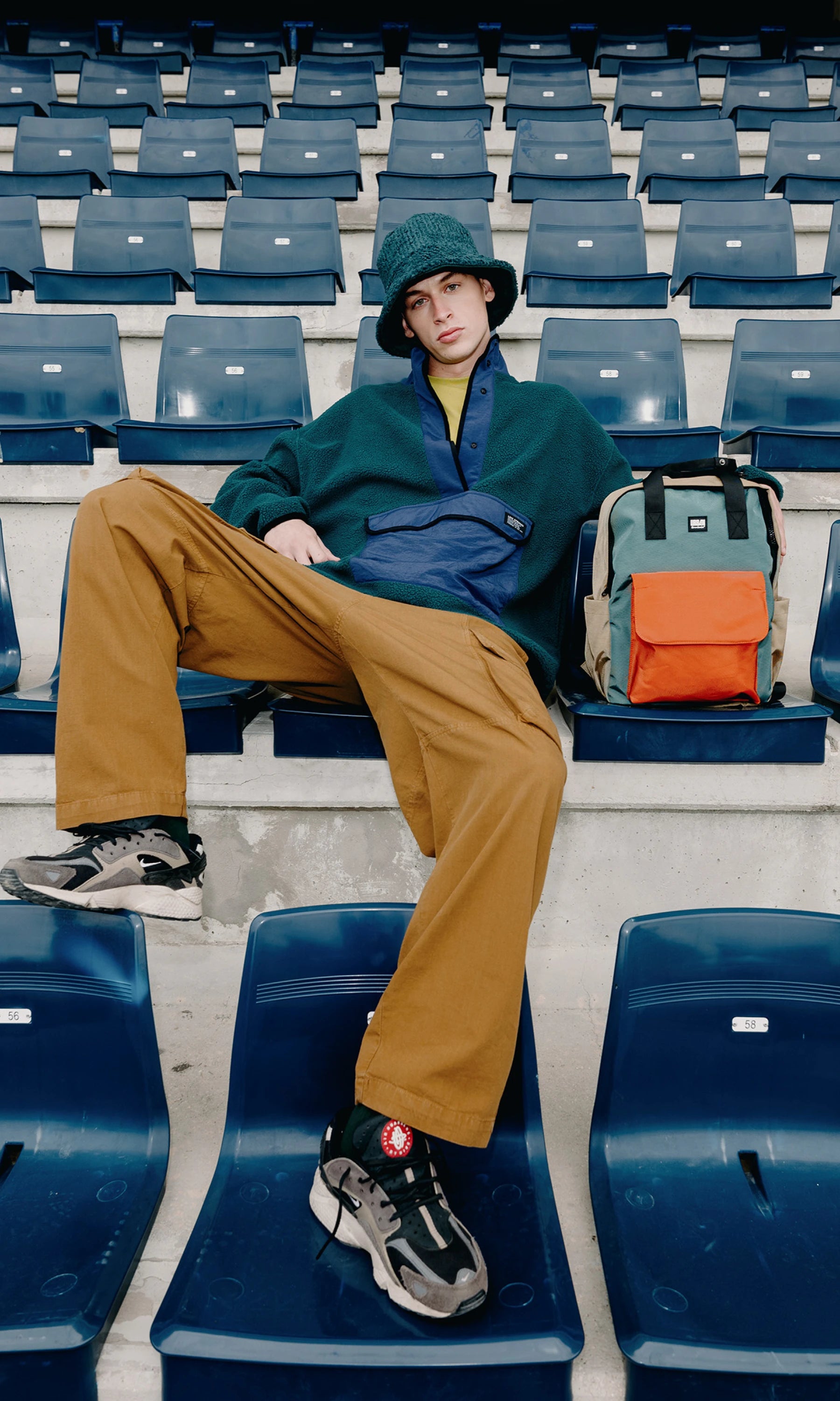 Urbanite Backpack Rio, Colore Arancione / Viola prugna / Viola - Color Orange / Plum / Viola