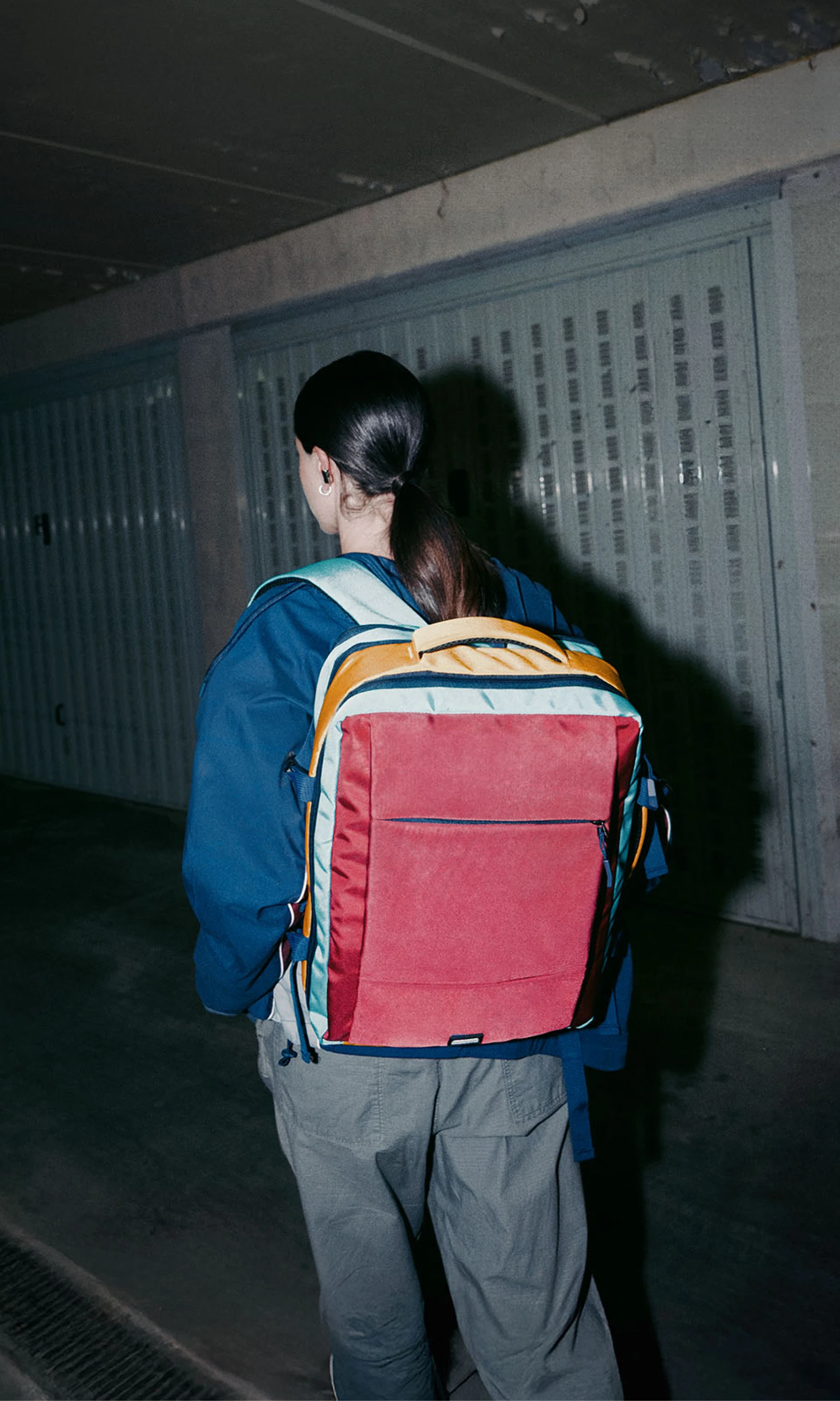 Hand Luggage Backpack Urbanite Caracas, Colore Viola prugna - Color Plum