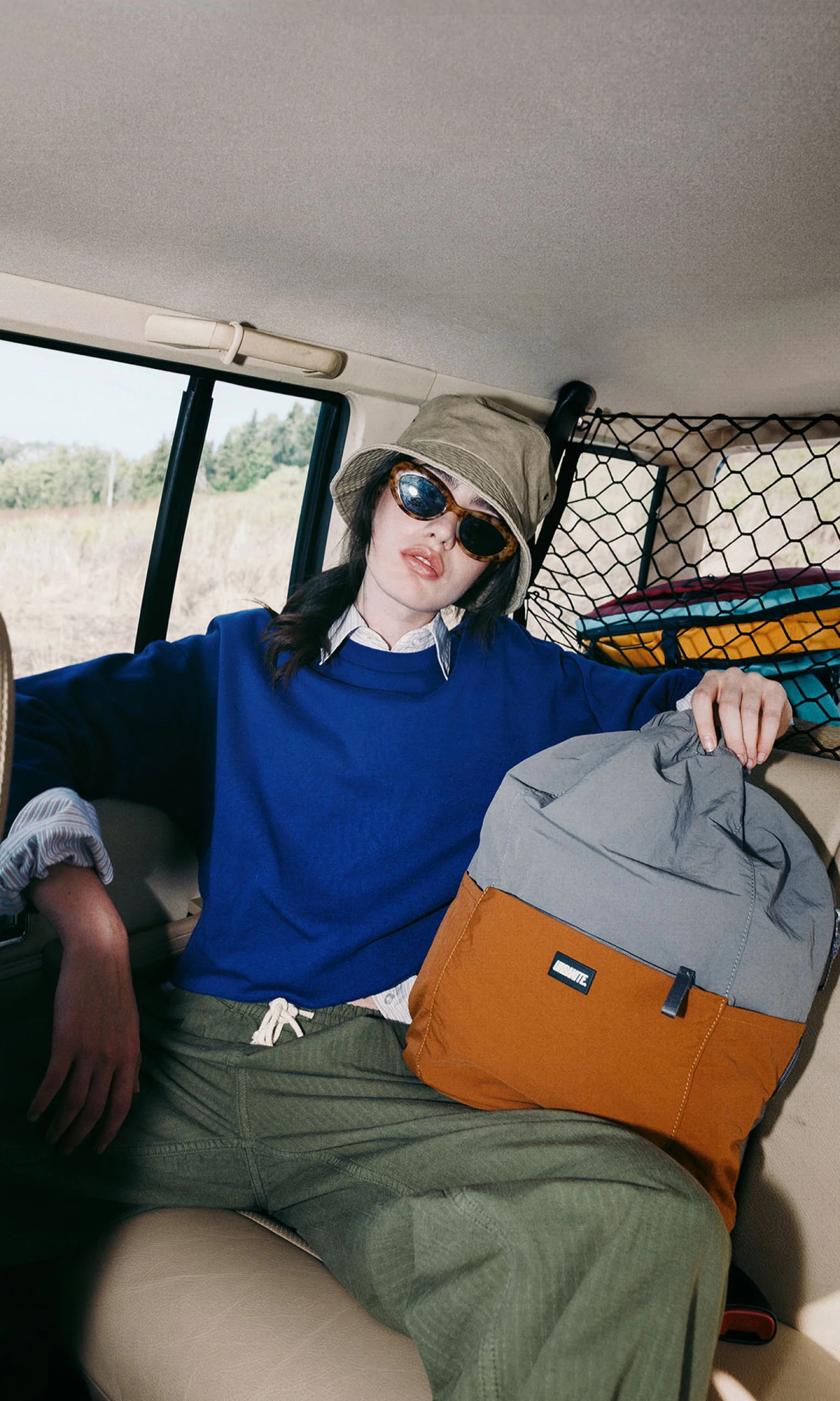 Drawstring Bag Urbanite Sydney, Colore Verde Khaki - Color Green Khaki