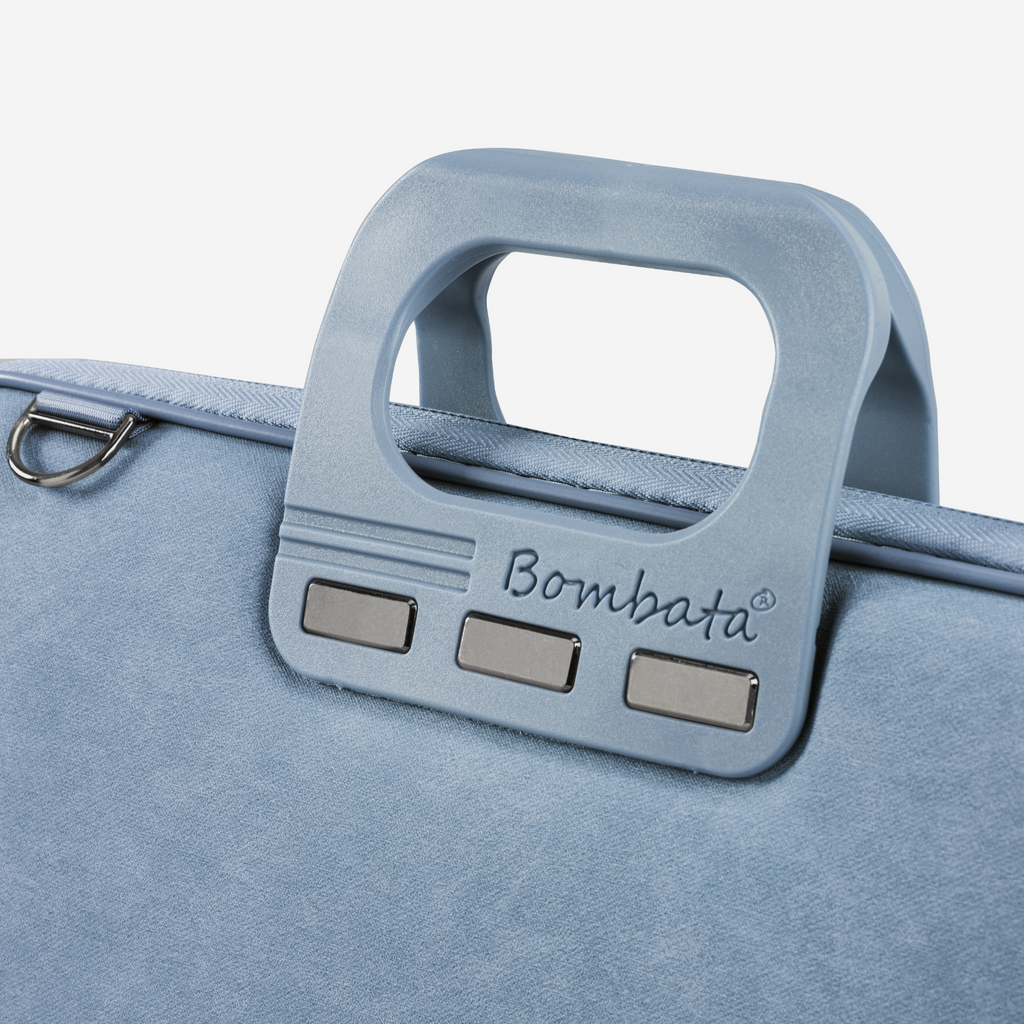 Bombata Denim vista borsa